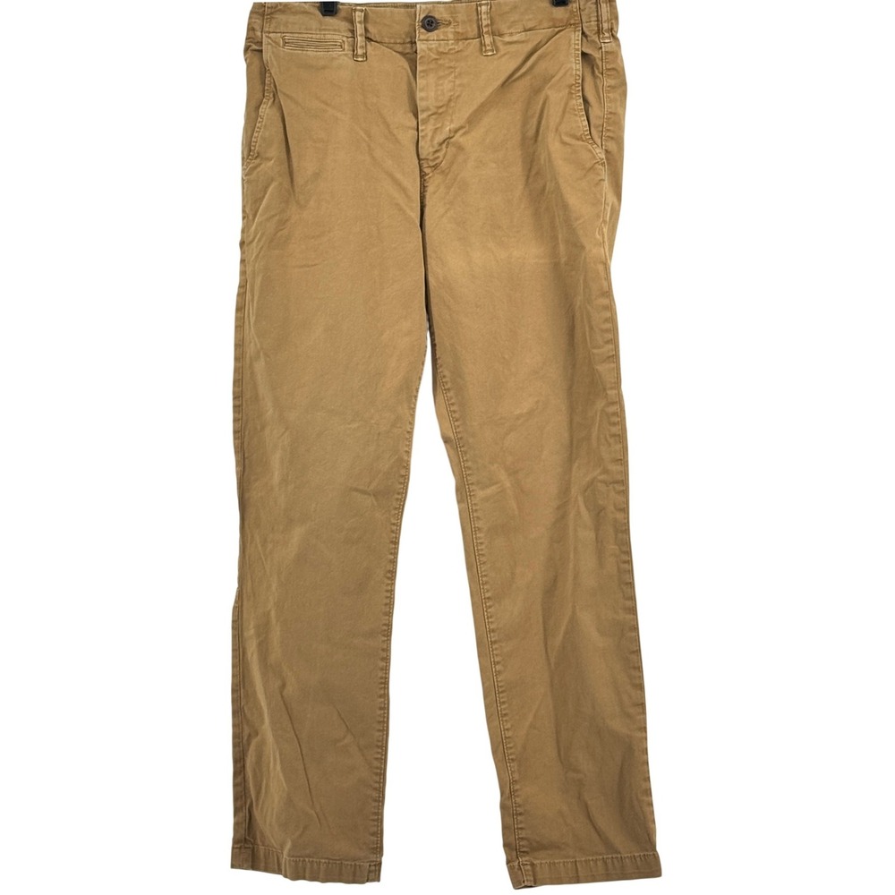 American Eagle Mens Next Level Flex Chino Pants Tan‎ Khaki 32x32 (Fits 32x30)